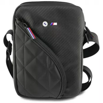 BMW Carbon Pockets & Metal Logo 8 zwarte smartphone-pouch