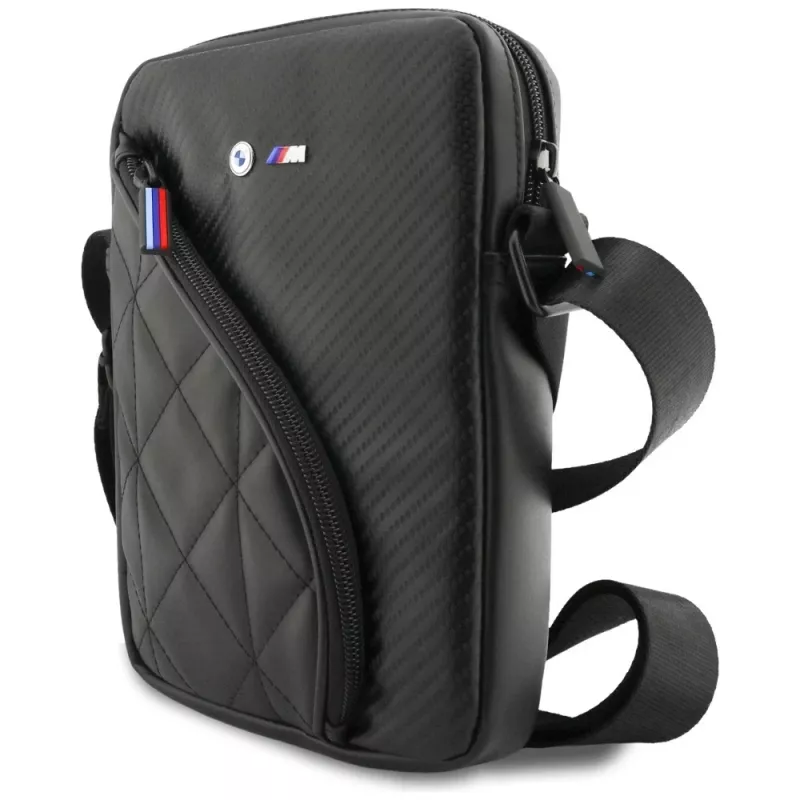 BMW Carbon Pockets & Metal Logo 8 zwarte smartphone-pouch