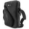 BMW Carbon Pockets & Metal Logo Case Black voor iPhone X/XS