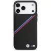 BMW M Tricolor Metal Logo MagSafe Case voor Apple iPhone 17 Pro Max zwart