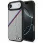BMW M Tricolor Metal Logo MagSafe-hoesje voor Apple iPhone Air, grijs