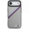 BMW M Tricolor Metal Logo MagSafe-hoesje voor Apple iPhone Air, grijs