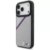 BMW M Tricolor Metal Logo MagSafe Case voor iPhone 17 Pro grijs