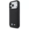 BMW M Quilted Logo MagSafe-hoesje voor Apple iPhone 17 Pro, zwart