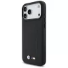 BMW M Quilted Logo MagSafe-hoesje voor Apple iPhone 17 Pro Max, zwart