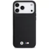 BMW M Quilted Logo MagSafe-hoesje voor Apple iPhone 17 Pro Max, zwart