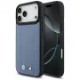 BMW M Quilted Logo MagSafe Case voor iPhone 17 Pro Max blauw