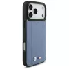 BMW M Quilted Logo MagSafe Case voor iPhone 17 Pro Max blauw