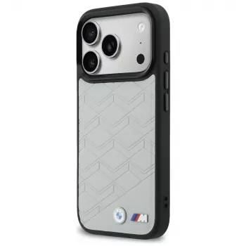 BMW M Shape Logo MagSafe Case voor iPhone 17 Pro Max grijs