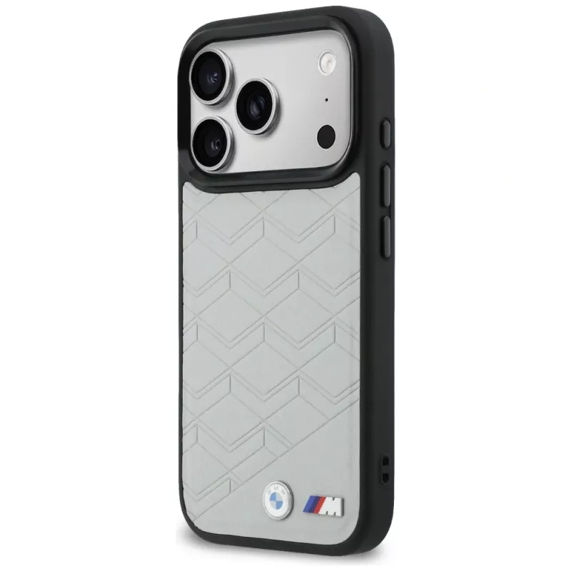 BMW M Shape Logo MagSafe Case voor iPhone 17 Pro Max grijs