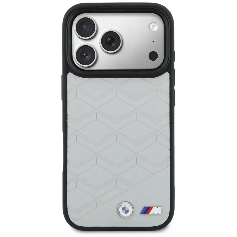 BMW M Shape Logo MagSafe Case voor iPhone 17 Pro Max grijs