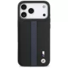 BMW M Perforated Stripe Logo MagSafe Case voor iPhone 17 Pro Max blauw