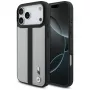 BMW M Perforated Stripe Logo MagSafe Case voor iPhone 17 Pro Max grijs