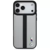 BMW M Perforated Stripe Logo MagSafe Case voor iPhone 17 Pro Max grijs