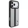 BMW M Perforated Stripe Logo MagSafe Case voor iPhone 17 Pro Max grijs