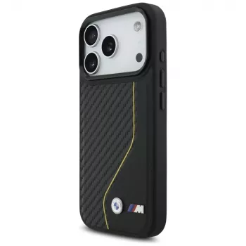 BMW M Carbon Line & Logo MagSafe Case voor iPhone 17 Pro geel