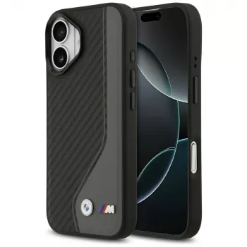 BMW M Carbon Logo MagSafe Case voor iPhone 17 antraciet