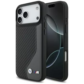 BMW M Carbon Logo MagSafe Case voor Apple iPhone 17 Pro Max antraciet