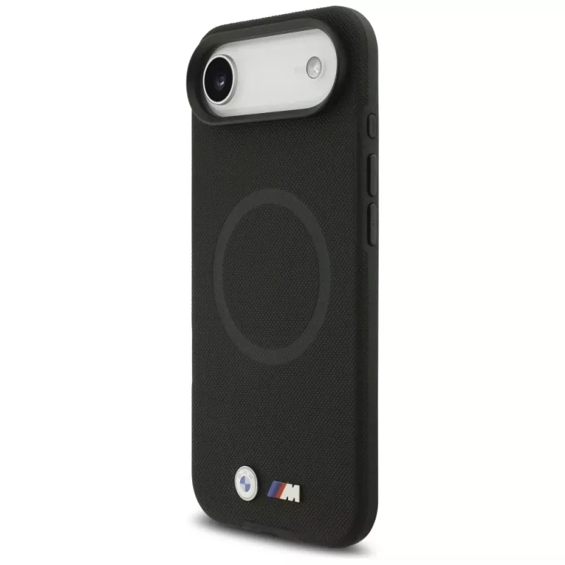 BMW M FW Metal Logo MagSafe-hoesje voor Apple iPhone Air, zwart