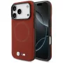BMW M Series Metal Logo MagSafe-hoesje voor Apple iPhone 17 Pro, rood