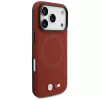 BMW M Series Metal Logo MagSafe-hoesje voor Apple iPhone 17 Pro, rood