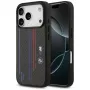 BMW M Kevlar Lines & Logo MagSafe-hoesje voor iPhone 17 Pro, zwart