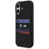 BMW M Silicon Horizontal Line MagSafe-hoesje voor Apple iPhone 17, zwart