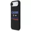 BMW M Silicon Horizontal Line MagSafe-hoesje voor iPhone Air, zwart