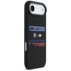 BMW M Silicon Horizontal Line MagSafe-hoesje voor iPhone Air, zwart