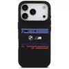 BMW M Silicon Horizontal Line MagSafe-hoesje voor Apple iPhone 17 Pro, zwart