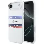 BMW M Silicon Horizontal Line MagSafe-hoesje voor iPhone Air, wit