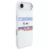 BMW M Silicon Horizontal Line MagSafe-hoesje voor iPhone Air, wit