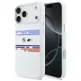 BMW M Silicon Horizontal Line MagSafe-hoesje voor iPhone 17 Pro Max, wit