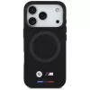BMW M Silicon Logo MagSafe-hoesje voor Apple iPhone 17 Pro, zwart
