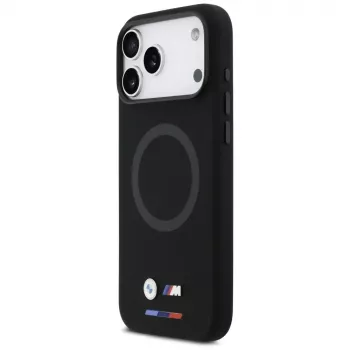 BMW M Silicon Logo MagSafe-hoesje voor iPhone 17 Pro Max, zwart
