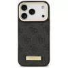Guess 4G Logo Plate MagSafe-hoesje voor Apple iPhone 15 Pro, zwart
