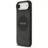 Guess 4G Circle Classic Logo MagSafe-hoesje voor iPhone Air - zwart