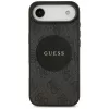 Guess 4G Circle Classic Logo MagSafe-hoesje voor iPhone Air - zwart