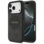 Guess 4G Circle Classic Logo MagSafe-hoesje voor iPhone 17 Pro, zwart