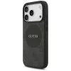 Guess 4G Circle Classic Logo MagSafe-hoesje voor iPhone 17 Pro, zwart