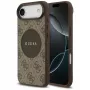 Guess 4G Circle Classic Logo MagSafe-hoesje voor iPhone Air, bruin