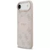 Guess 4G Circle Classic Logo MagSafe-hoesje voor iPhone Air - roze