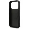 Guess Grained Ring MagSafe-hoesje voor iPhone 17 Pro Max, zwart