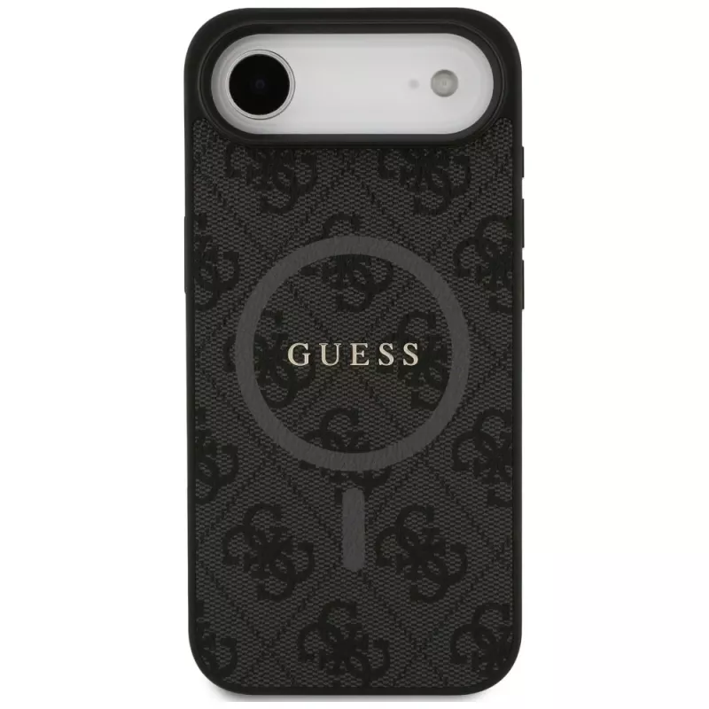 Guess 4G Ring Classic Logo MagSafe Case voor iPhone Air, zwart