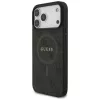 Guess 4G Ring Classic Logo MagSafe Case voor iPhone 17 Pro Max (zwart)