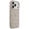 Guess 4G Ring Classic Logo MagSafe Case voor iPhone 17 Pro, roze