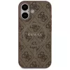 Guess 4G Ring Classic Logo MagSafe Case voor iPhone 17 - bruin