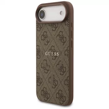 Guess 4G Ring Classic Logo MagSafe Case voor iPhone Air, bruin