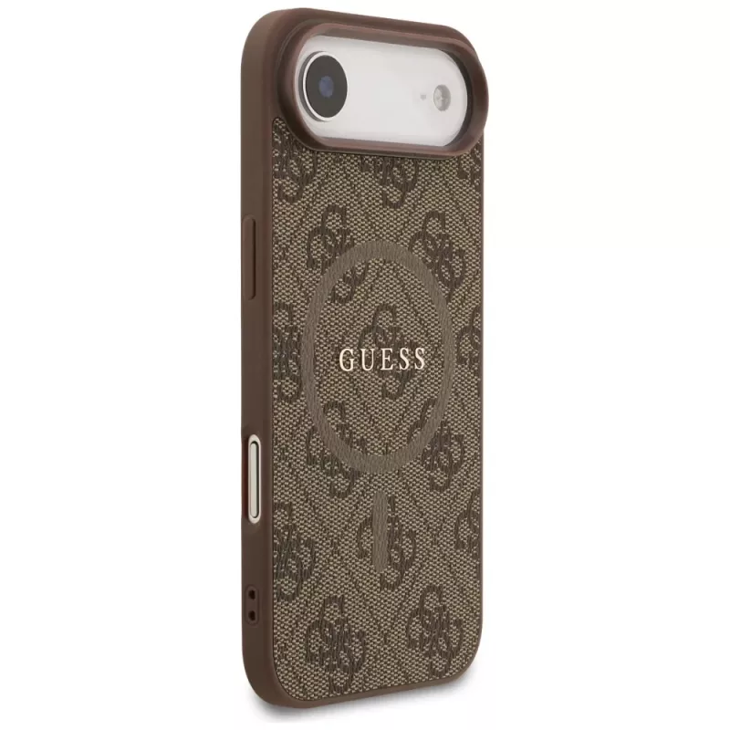 Guess 4G Ring Classic Logo MagSafe Case voor iPhone Air, bruin