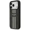 Guess 4G Printed Stripes MagSafe Case voor iPhone 17 Pro (zwart)